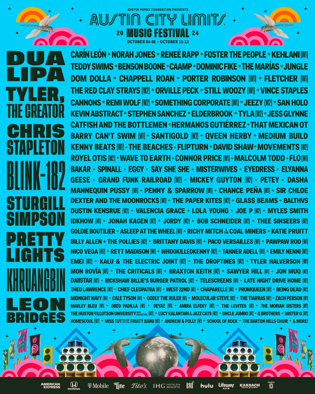 New Year, New Food ACL Line Up