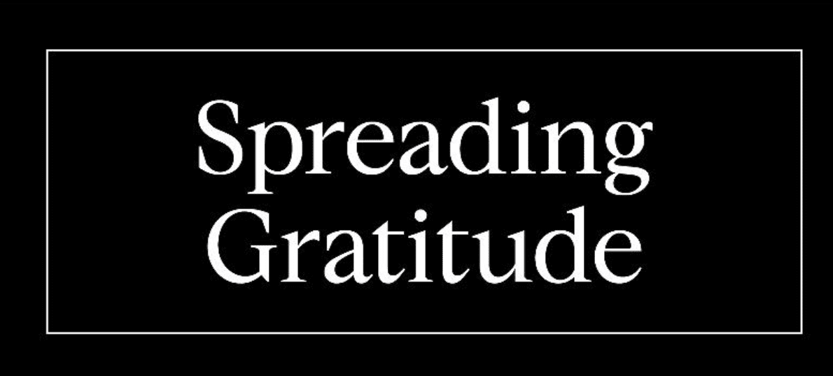 Spreading Gratitude