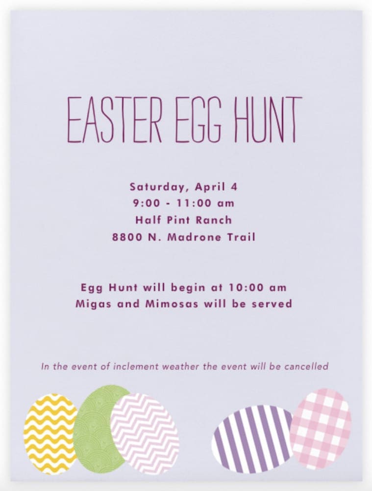 Easter Egg Hunt 04/04/15